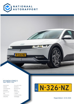 Afbeelding van het Nationaal Autorapport