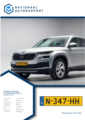 Afbeelding van het Nationaal Autorapport