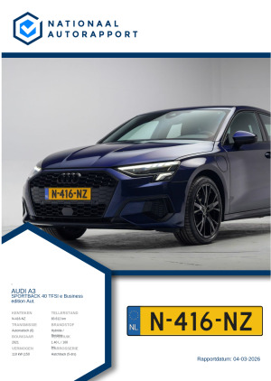 Afbeelding van het Nationaal Autorapport