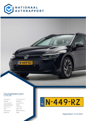 Afbeelding van het Nationaal Autorapport