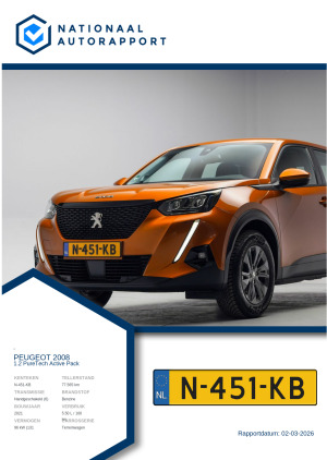 Afbeelding van het Nationaal Autorapport