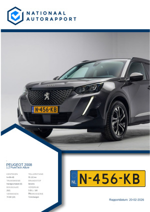 Afbeelding van het Nationaal Autorapport