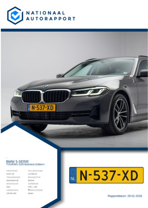 Afbeelding van het Nationaal Autorapport