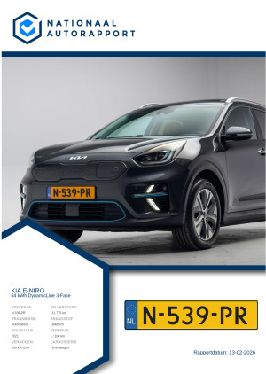 Afbeelding van het Nationaal Autorapport