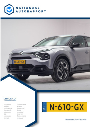 Afbeelding van het Nationaal Autorapport