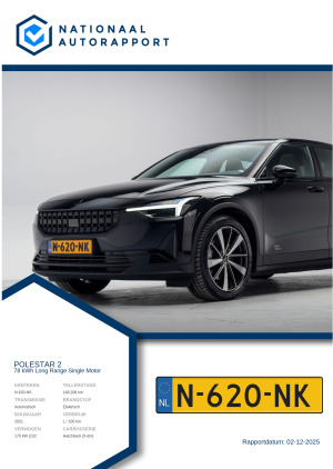 Afbeelding van het Nationaal Autorapport