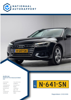 Afbeelding van het Nationaal Autorapport