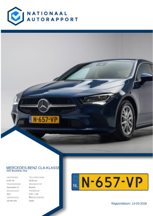 Afbeelding van het Nationaal Autorapport