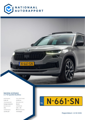 Afbeelding van het Nationaal Autorapport