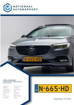 Afbeelding van het Nationaal Autorapport