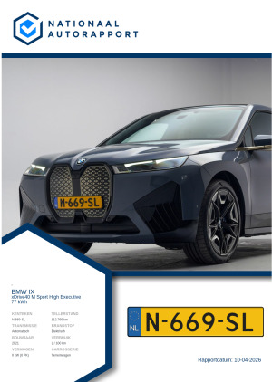 Afbeelding van het Nationaal Autorapport