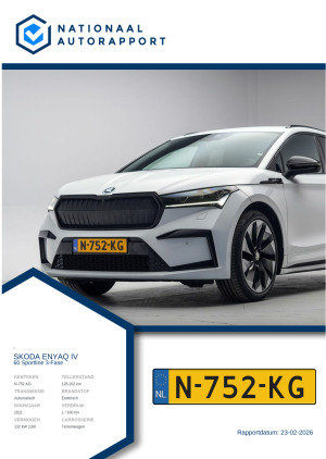 Afbeelding van het Nationaal Autorapport