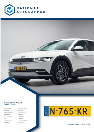 Afbeelding van het Nationaal Autorapport