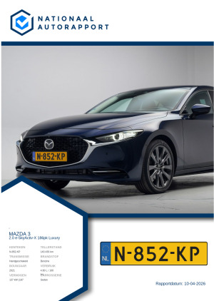 Afbeelding van het Nationaal Autorapport