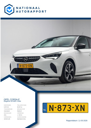 Afbeelding van het Nationaal Autorapport