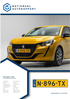 Afbeelding van het Nationaal Autorapport