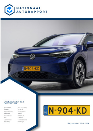 Afbeelding van het Nationaal Autorapport