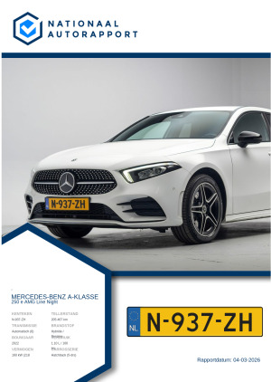 Afbeelding van het Nationaal Autorapport