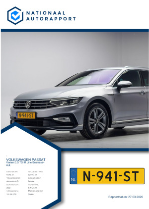 Afbeelding van het Nationaal Autorapport