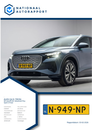 Afbeelding van het Nationaal Autorapport