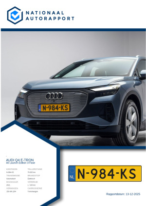 Afbeelding van het Nationaal Autorapport