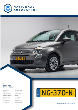 Afbeelding van het Nationaal Autorapport