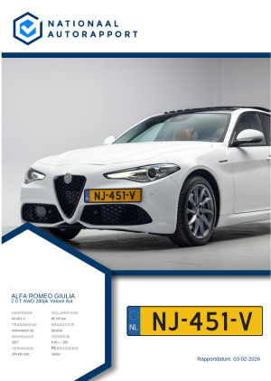 Afbeelding van het Nationaal Autorapport