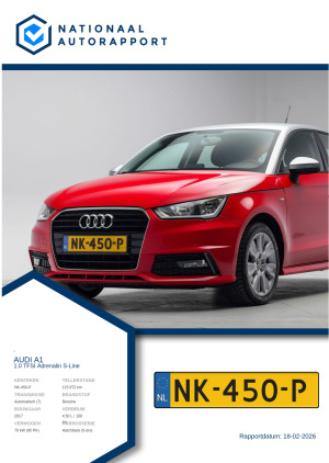 Afbeelding van het Nationaal Autorapport