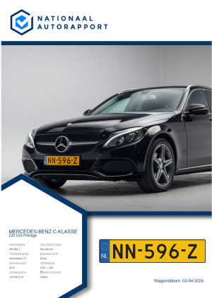 Afbeelding van het Nationaal Autorapport