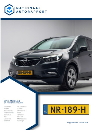 Afbeelding van het Nationaal Autorapport