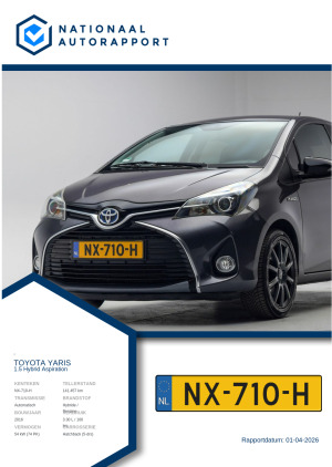 Afbeelding van het Nationaal Autorapport