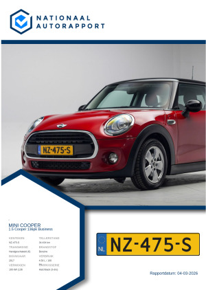 Afbeelding van het Nationaal Autorapport