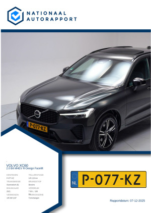 Afbeelding van het Nationaal Autorapport