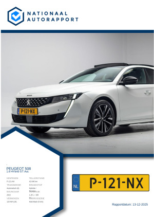 Afbeelding van het Nationaal Autorapport