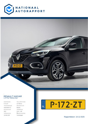 Afbeelding van het Nationaal Autorapport