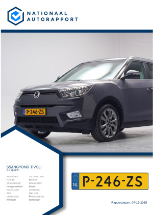 Afbeelding van het Nationaal Autorapport