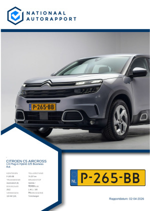 Afbeelding van het Nationaal Autorapport