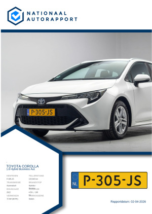 Afbeelding van het Nationaal Autorapport