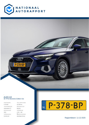 Afbeelding van het Nationaal Autorapport