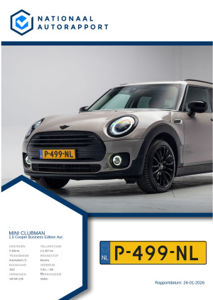 Afbeelding van het Nationaal Autorapport