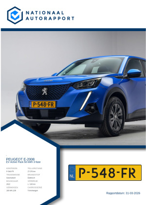 Afbeelding van het Nationaal Autorapport