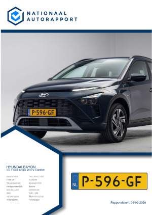 Afbeelding van het Nationaal Autorapport