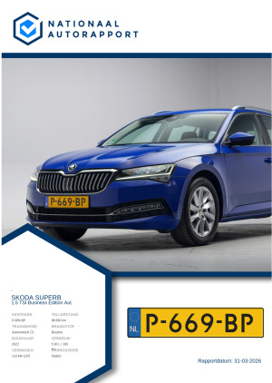 Afbeelding van het Nationaal Autorapport