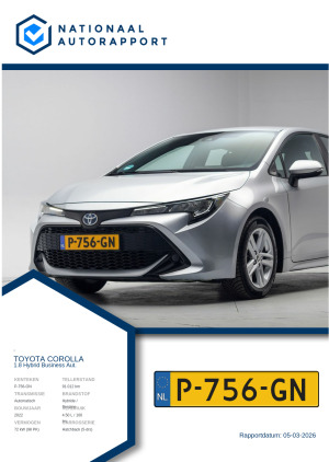 Afbeelding van het Nationaal Autorapport