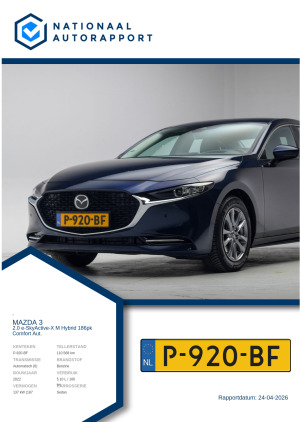 Afbeelding van het Nationaal Autorapport