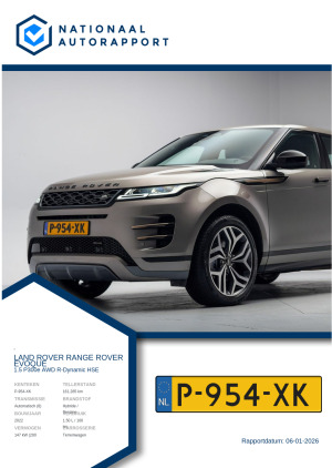 Afbeelding van het Nationaal Autorapport