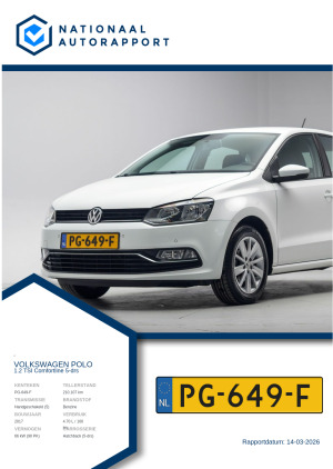 Afbeelding van het Nationaal Autorapport