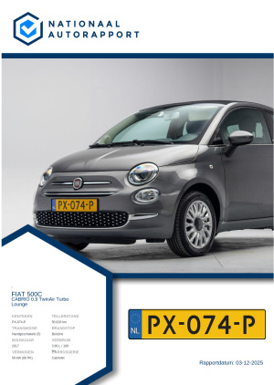 Afbeelding van het Nationaal Autorapport