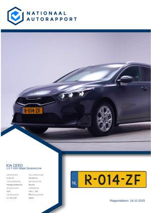 Afbeelding van het Nationaal Autorapport