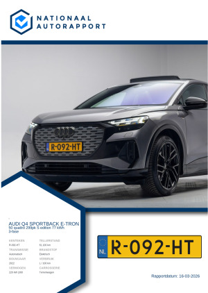 Afbeelding van het Nationaal Autorapport